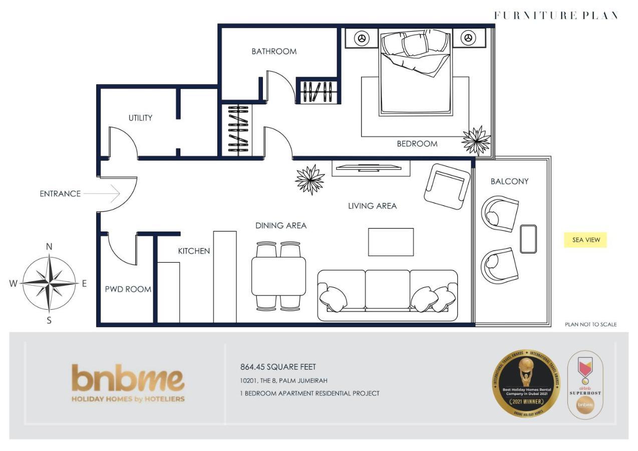 Bnbme - Th8 Palm Hotel Ντουμπάι Εξωτερικό φωτογραφία